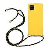 Wheat Straw Material + TPU Protective Case with Lanyard, For Samsung Galaxy A02s, For Samsung Galaxy A12, For Samsung Galaxy A31, For Samsung Galaxy A32 5G, For Huawei P smart 2021, For Samsung Galaxy A52 5G / 4G, For Samsung Galaxy A72 5G / 4G