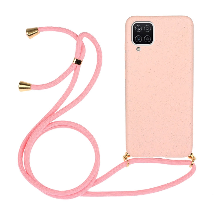 Wheat Straw Material + TPU Protective Case with Lanyard, For Samsung Galaxy A02s, For Samsung Galaxy A12, For Samsung Galaxy A31, For Samsung Galaxy A32 5G, For Huawei P smart 2021, For Samsung Galaxy A52 5G / 4G, For Samsung Galaxy A72 5G / 4G