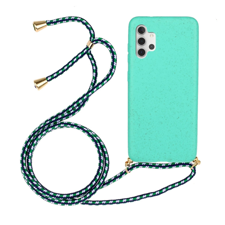 Wheat Straw Material + TPU Protective Case with Lanyard, For Samsung Galaxy A02s, For Samsung Galaxy A12, For Samsung Galaxy A31, For Samsung Galaxy A32 5G, For Huawei P smart 2021, For Samsung Galaxy A52 5G / 4G, For Samsung Galaxy A72 5G / 4G