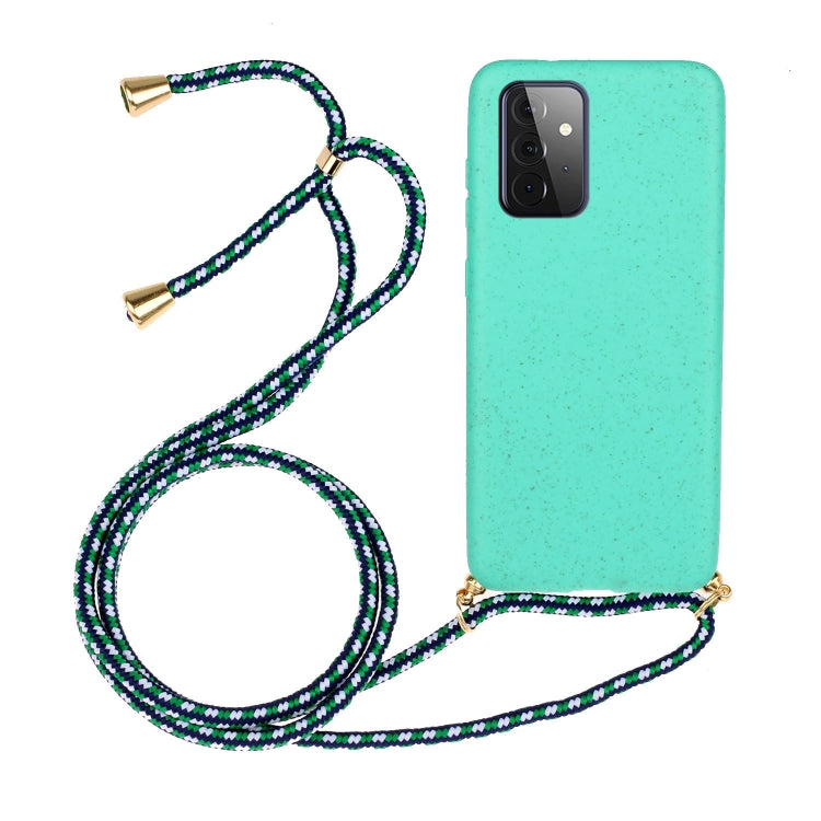 Wheat Straw Material + TPU Protective Case with Lanyard, For Samsung Galaxy A02s, For Samsung Galaxy A12, For Samsung Galaxy A31, For Samsung Galaxy A32 5G, For Huawei P smart 2021, For Samsung Galaxy A52 5G / 4G, For Samsung Galaxy A72 5G / 4G