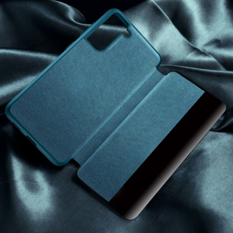 Shockproof Horizontal Flip Plain Leather Phone Case, For Samsung Galaxy S21 FE