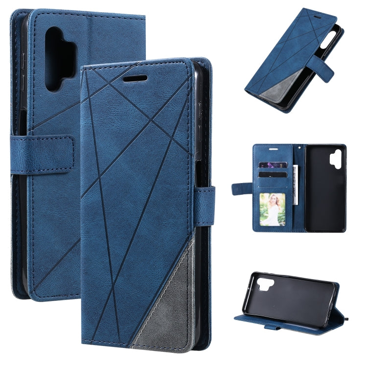Skin Feel Splicing Horizontal Flip Leather Case with Holder & Card Slots & Wallet & Photo Frame, For Samsung Galaxy A32 5G, For OnePlus 8T
