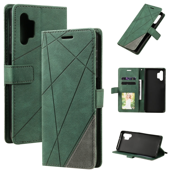 Skin Feel Splicing Horizontal Flip Leather Case with Holder & Card Slots & Wallet & Photo Frame, For Samsung Galaxy A32 5G, For OnePlus 8T