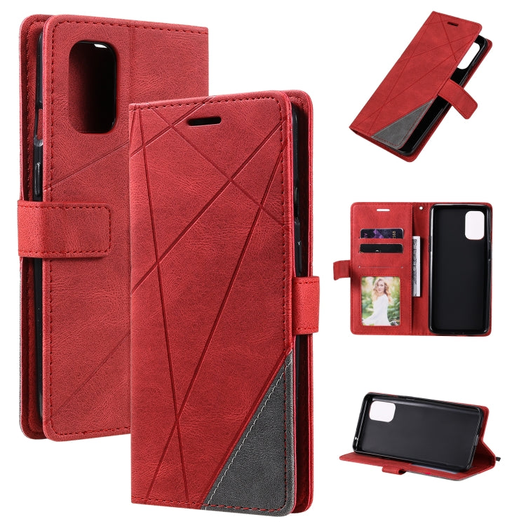 Skin Feel Splicing Horizontal Flip Leather Case with Holder & Card Slots & Wallet & Photo Frame, For Samsung Galaxy A32 5G, For OnePlus 8T