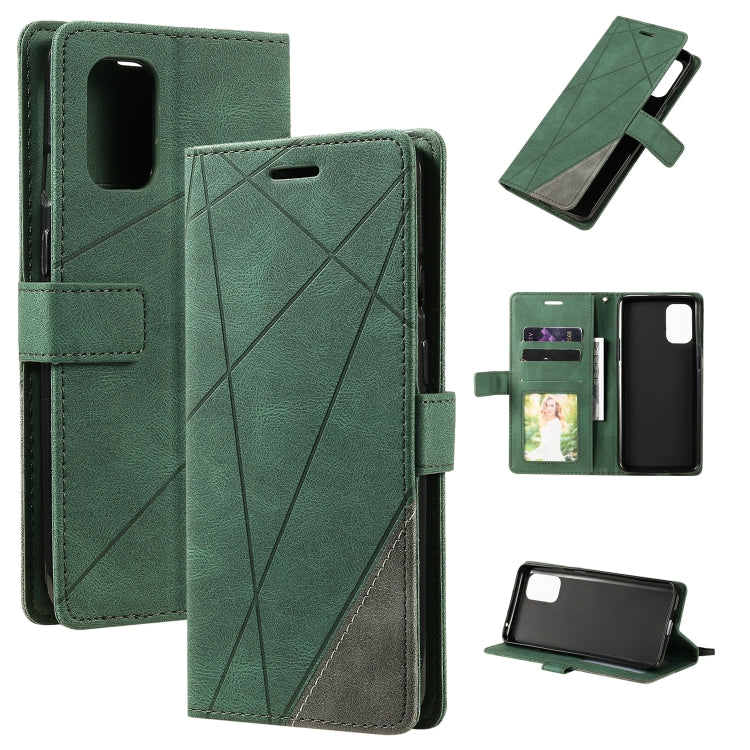 Skin Feel Splicing Horizontal Flip Leather Case with Holder & Card Slots & Wallet & Photo Frame, For Samsung Galaxy A32 5G, For OnePlus 8T