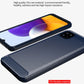 Brushed Texture Carbon Fiber TPU Case, For Samsung Galaxy A22 5G
