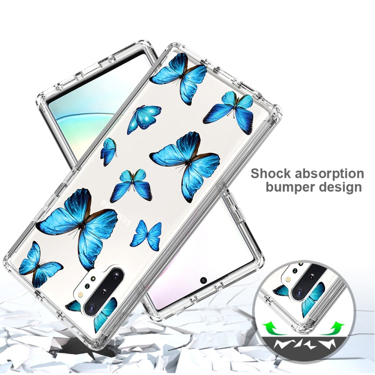2 in 1 High Transparent Painted Shockproof PC + TPU Protective Case, For Samsung Galaxy Note 10 Plus