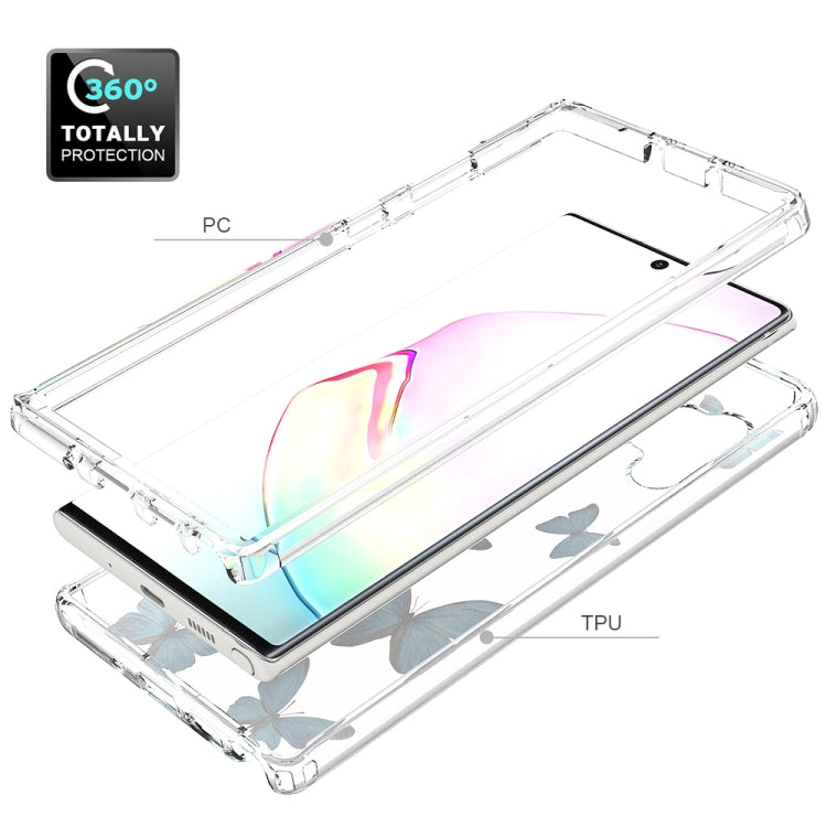 2 in 1 High Transparent Painted Shockproof PC + TPU Protective Case, For Samsung Galaxy Note 10 Plus