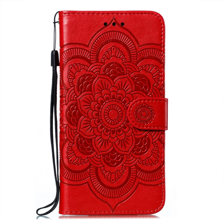 Sun Mandala Embossing Pattern Horizontal Flip PU Leather Case with Holder & Card Slots & Wallet & Lanyard, For Samsung Galaxy A22 5G, For Samsung Galaxy A22 4G, For Samsung Galaxy A82 5G, For Samsung Galaxy S21 FE, For Xiaomi Mi 11 Ultra