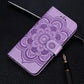 Sun Mandala Embossing Pattern Horizontal Flip PU Leather Case with Holder & Card Slots & Wallet & Lanyard, For Samsung Galaxy A22 5G, For Samsung Galaxy A22 4G, For Samsung Galaxy A82 5G, For Samsung Galaxy S21 FE, For Xiaomi Mi 11 Ultra