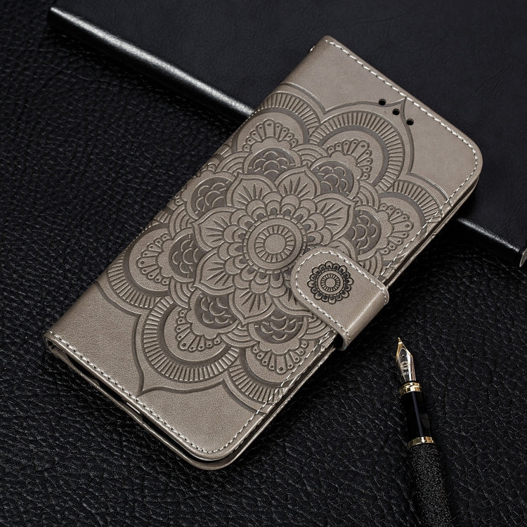 Sun Mandala Embossing Pattern Horizontal Flip PU Leather Case with Holder & Card Slots & Wallet & Lanyard, For Samsung Galaxy A22 5G, For Samsung Galaxy A22 4G, For Samsung Galaxy A82 5G, For Samsung Galaxy S21 FE, For Xiaomi Mi 11 Ultra