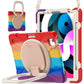 Silicone + PC Protective Case with Holder & Shoulder Strap, For iPad Air 2022 / 2020 10.9