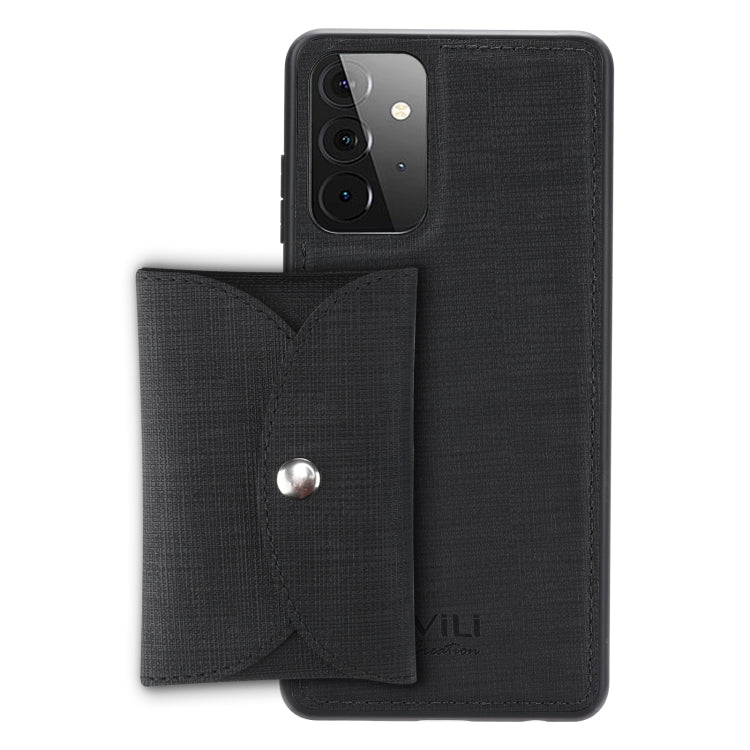 ViLi T Series TPU + PU Woven Fabric Magnetic Protective Case with Wallet, For Samsung Galaxy S21 5G, For Samsung Galaxy A72 5G, For Samsung Galaxy A52 5G