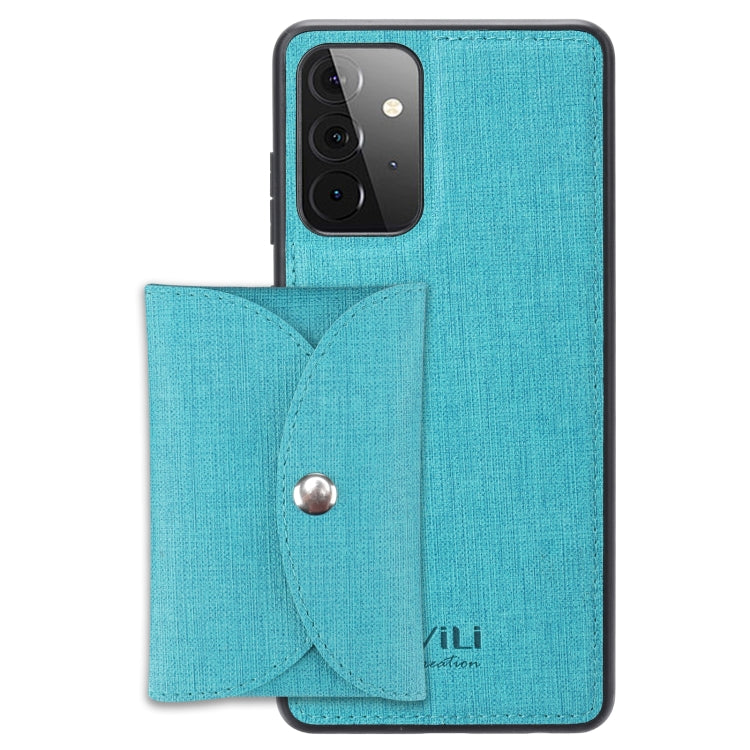 ViLi T Series TPU + PU Woven Fabric Magnetic Protective Case with Wallet, For Samsung Galaxy S21 5G, For Samsung Galaxy A72 5G, For Samsung Galaxy A52 5G