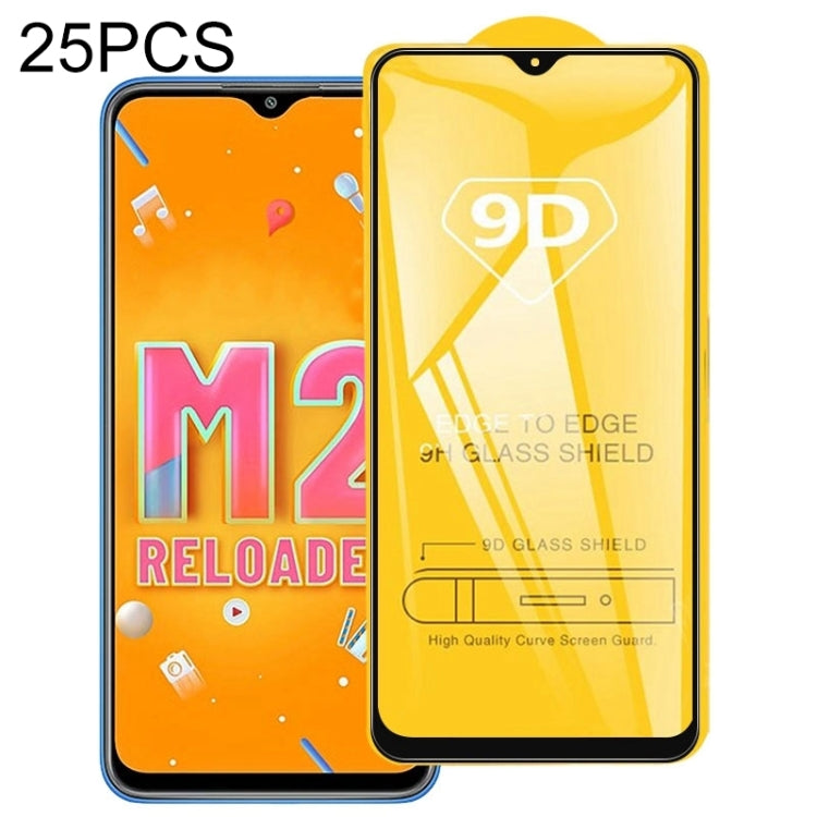 25 PCS 9D Full Glue Full Screen Tempered Glass Film