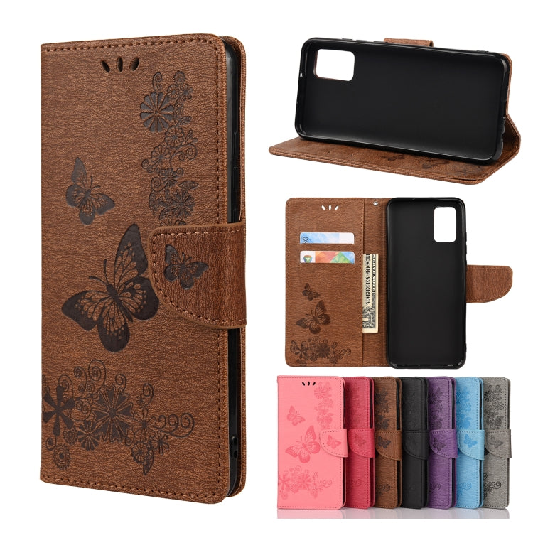 Butterflies Embossing Horizontal Flip Leather Case with Holder & Card Slots & Wallet, For Samsung Galaxy A02s (EU Version), For Samsung Galaxy A12 5G, For Samsung Galaxy A32 4G, For Samsung Galaxy A32 5G, For Samsung Galaxy A72 5G / 4G�����������������...