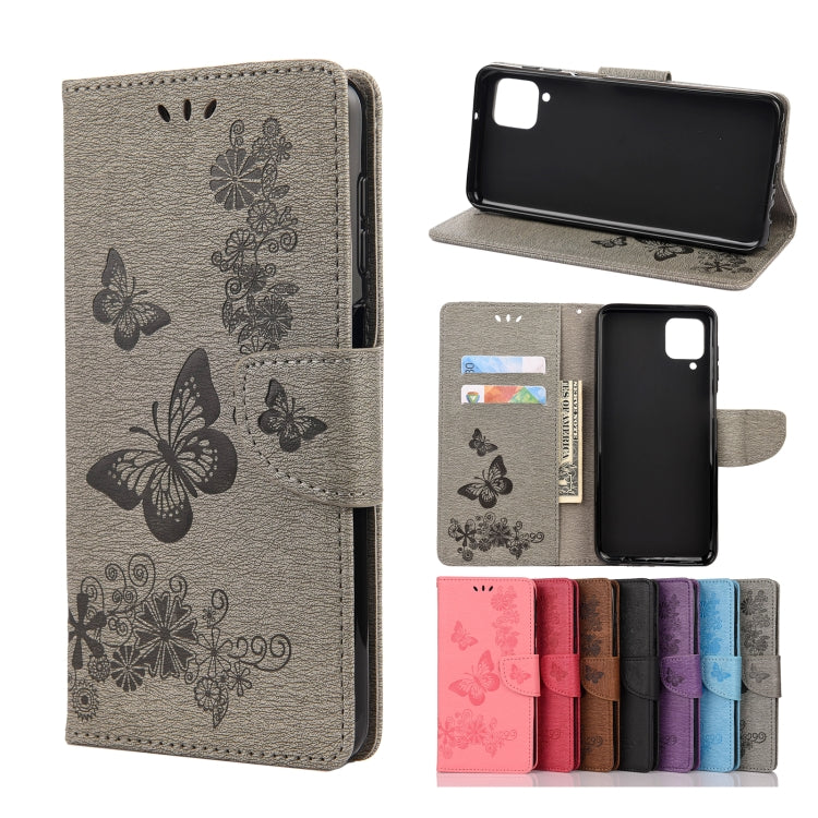 Butterflies Embossing Horizontal Flip Leather Case with Holder & Card Slots & Wallet, For Samsung Galaxy A02s (EU Version), For Samsung Galaxy A12 5G, For Samsung Galaxy A32 4G, For Samsung Galaxy A32 5G, For Samsung Galaxy A72 5G / 4G�����������������...