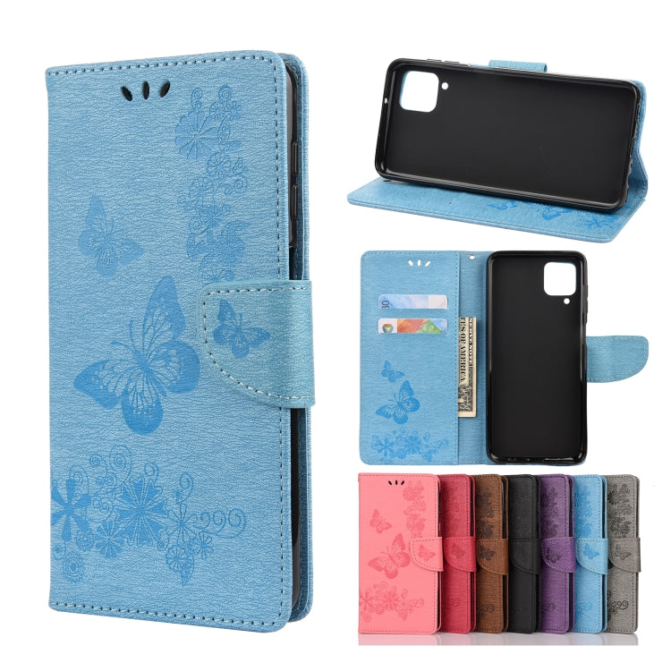Butterflies Embossing Horizontal Flip Leather Case with Holder & Card Slots & Wallet, For Samsung Galaxy A02s (EU Version), For Samsung Galaxy A12 5G, For Samsung Galaxy A32 4G, For Samsung Galaxy A32 5G, For Samsung Galaxy A72 5G / 4G�����������������...