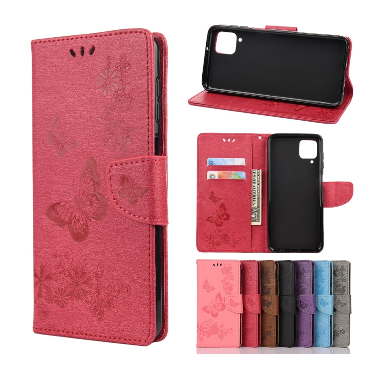 Butterflies Embossing Horizontal Flip Leather Case with Holder & Card Slots & Wallet, For Samsung Galaxy A02s (EU Version), For Samsung Galaxy A12 5G, For Samsung Galaxy A32 4G, For Samsung Galaxy A32 5G, For Samsung Galaxy A72 5G / 4G�����������������...