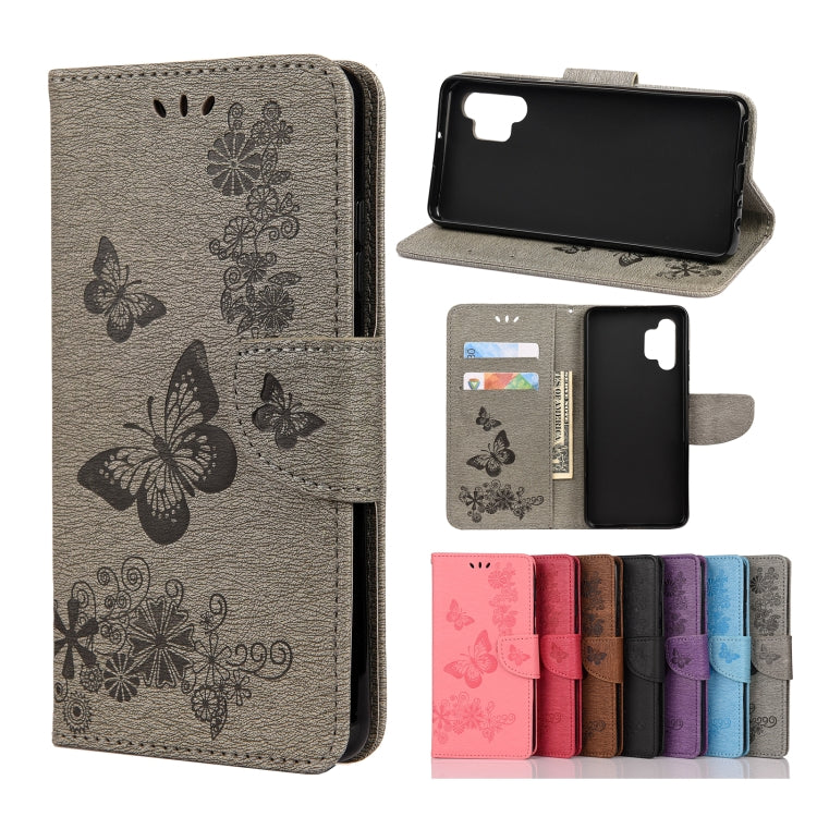 Butterflies Embossing Horizontal Flip Leather Case with Holder & Card Slots & Wallet, For Samsung Galaxy A02s (EU Version), For Samsung Galaxy A12 5G, For Samsung Galaxy A32 4G, For Samsung Galaxy A32 5G, For Samsung Galaxy A72 5G / 4G�����������������...