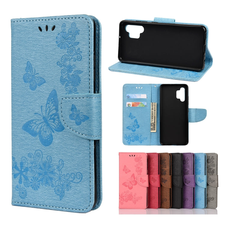 Butterflies Embossing Horizontal Flip Leather Case with Holder & Card Slots & Wallet, For Samsung Galaxy A02s (EU Version), For Samsung Galaxy A12 5G, For Samsung Galaxy A32 4G, For Samsung Galaxy A32 5G, For Samsung Galaxy A72 5G / 4G�����������������...