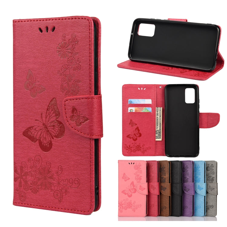 Butterflies Embossing Horizontal Flip Leather Case with Holder & Card Slots & Wallet, For Samsung Galaxy A02s (EU Version), For Samsung Galaxy A12 5G, For Samsung Galaxy A32 4G, For Samsung Galaxy A32 5G, For Samsung Galaxy A72 5G / 4G�����������������...