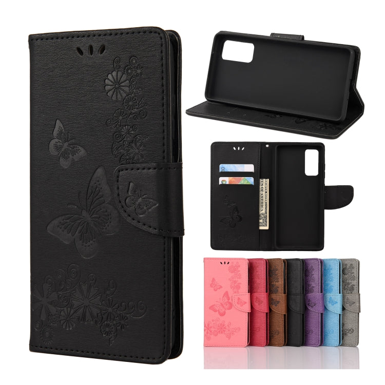 Butterflies Embossing Horizontal Flip Leather Case with Holder & Card Slots & Wallet, For Samsung Galaxy A02s (EU Version), For Samsung Galaxy A12 5G, For Samsung Galaxy A32 4G, For Samsung Galaxy A32 5G, For Samsung Galaxy A72 5G / 4G�����������������...
