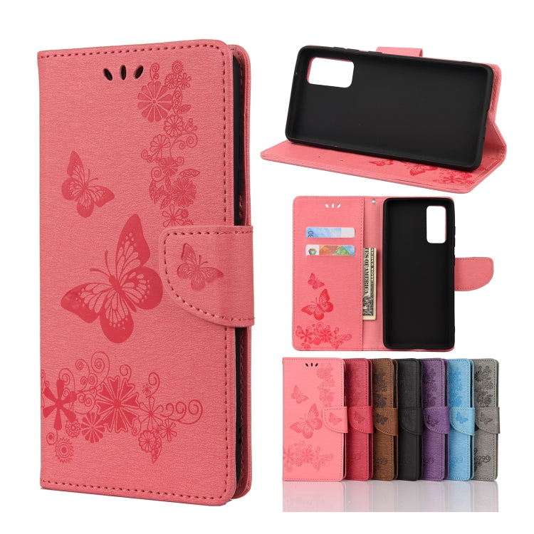Butterflies Embossing Horizontal Flip Leather Case with Holder & Card Slots & Wallet, For Samsung Galaxy A02s (EU Version), For Samsung Galaxy A12 5G, For Samsung Galaxy A32 4G, For Samsung Galaxy A32 5G, For Samsung Galaxy A72 5G / 4G�����������������...