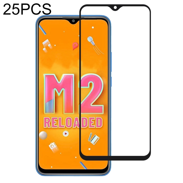 25 PCS Full Glue Full Screen Tempered Glass Film