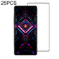 25 PCS Full Glue Full Screen Tempered Glass Film