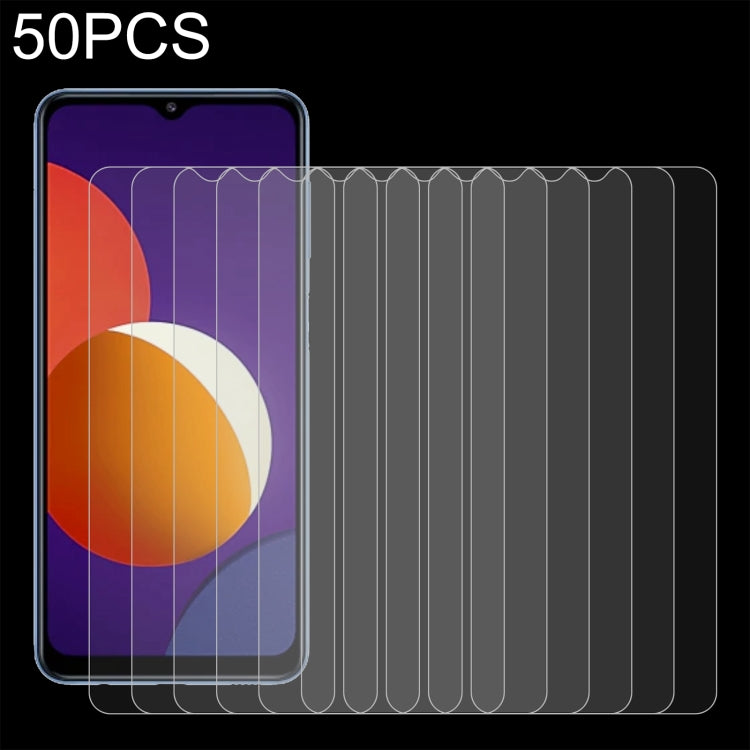 50 PCS 0.26mm 9H 2.5D Tempered Glass Film