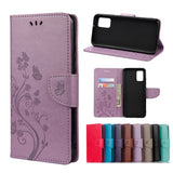 Butterfly Flower Pattern Horizontal Flip Leather Case with Holder & Card Slots & Wallet, For Samsung Galaxy A02s (EU Version), For Samsung Galaxy A12 5G, For Samsung Galaxy A32 4G, For Samsung Galaxy A32 5G, For Samsung Galaxy A72 5G / 4G��������������...