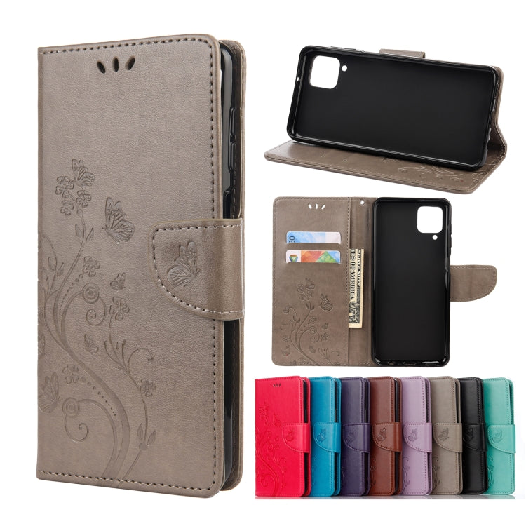 Butterfly Flower Pattern Horizontal Flip Leather Case with Holder & Card Slots & Wallet, For Samsung Galaxy A02s (EU Version), For Samsung Galaxy A12 5G, For Samsung Galaxy A32 4G, For Samsung Galaxy A32 5G, For Samsung Galaxy A72 5G / 4G��������������...