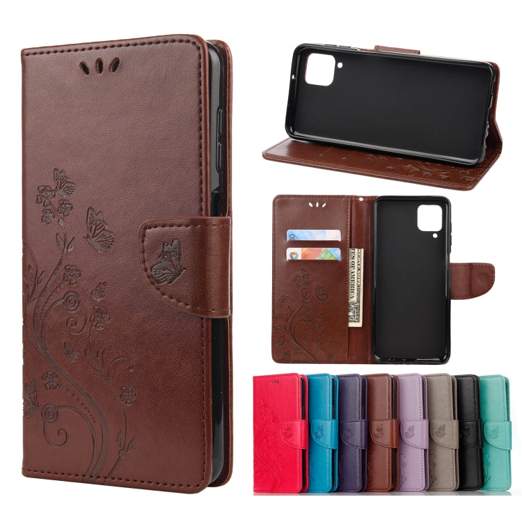 Butterfly Flower Pattern Horizontal Flip Leather Case with Holder & Card Slots & Wallet, For Samsung Galaxy A02s (EU Version), For Samsung Galaxy A12 5G, For Samsung Galaxy A32 4G, For Samsung Galaxy A32 5G, For Samsung Galaxy A72 5G / 4G��������������...