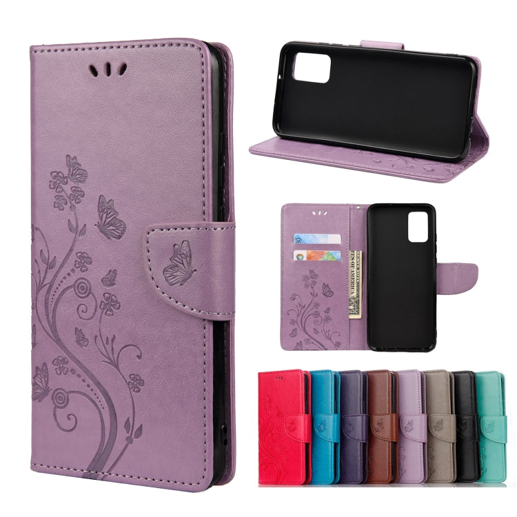Butterfly Flower Pattern Horizontal Flip Leather Case with Holder & Card Slots & Wallet, For Samsung Galaxy A02s (EU Version), For Samsung Galaxy A12 5G, For Samsung Galaxy A32 4G, For Samsung Galaxy A32 5G, For Samsung Galaxy A72 5G / 4G��������������...
