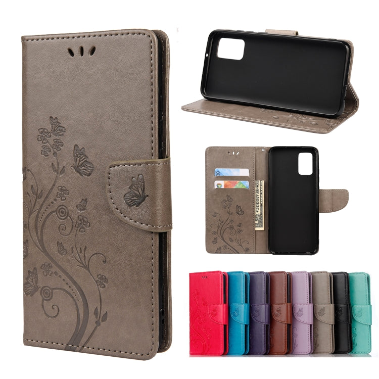 Butterfly Flower Pattern Horizontal Flip Leather Case with Holder & Card Slots & Wallet, For Samsung Galaxy A02s (EU Version), For Samsung Galaxy A12 5G, For Samsung Galaxy A32 4G, For Samsung Galaxy A32 5G, For Samsung Galaxy A72 5G / 4G��������������...