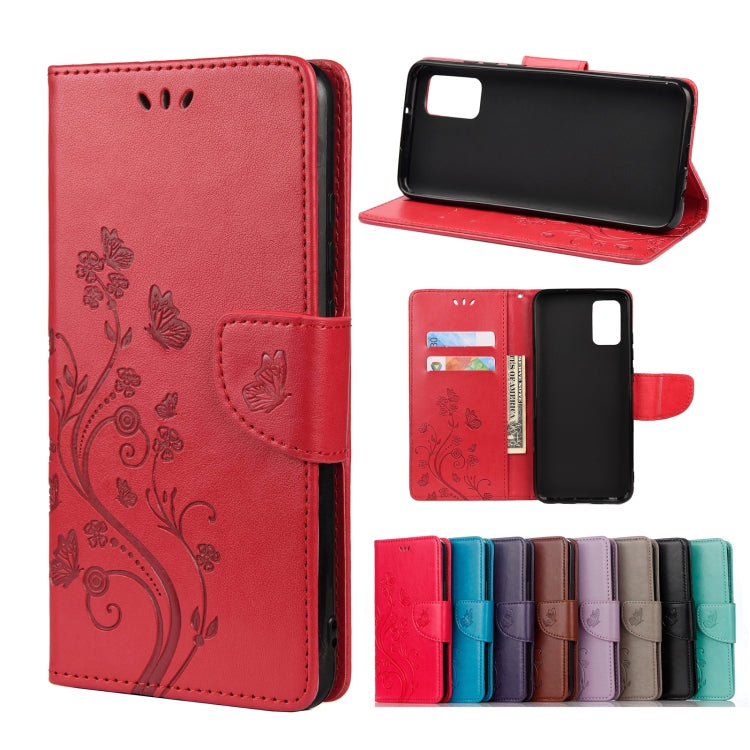 Butterfly Flower Pattern Horizontal Flip Leather Case with Holder & Card Slots & Wallet, For Samsung Galaxy A02s (EU Version), For Samsung Galaxy A12 5G, For Samsung Galaxy A32 4G, For Samsung Galaxy A32 5G, For Samsung Galaxy A72 5G / 4G��������������...