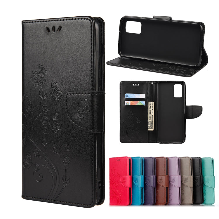 Butterfly Flower Pattern Horizontal Flip Leather Case with Holder & Card Slots & Wallet, For Samsung Galaxy A02s (EU Version), For Samsung Galaxy A12 5G, For Samsung Galaxy A32 4G, For Samsung Galaxy A32 5G, For Samsung Galaxy A72 5G / 4G��������������...