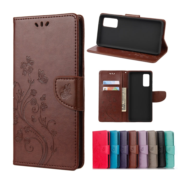 Butterfly Flower Pattern Horizontal Flip Leather Case with Holder & Card Slots & Wallet, For Samsung Galaxy A02s (EU Version), For Samsung Galaxy A12 5G, For Samsung Galaxy A32 4G, For Samsung Galaxy A32 5G, For Samsung Galaxy A72 5G / 4G��������������...