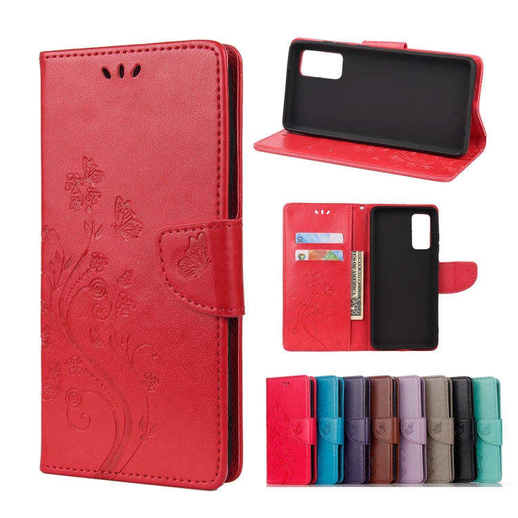 Butterfly Flower Pattern Horizontal Flip Leather Case with Holder & Card Slots & Wallet, For Samsung Galaxy A02s (EU Version), For Samsung Galaxy A12 5G, For Samsung Galaxy A32 4G, For Samsung Galaxy A32 5G, For Samsung Galaxy A72 5G / 4G��������������...