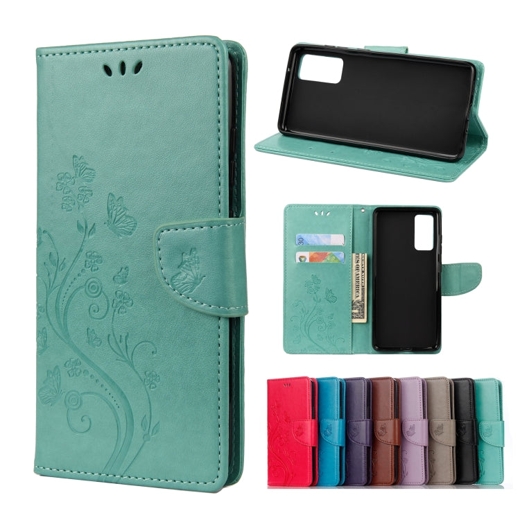 Butterfly Flower Pattern Horizontal Flip Leather Case with Holder & Card Slots & Wallet, For Samsung Galaxy A02s (EU Version), For Samsung Galaxy A12 5G, For Samsung Galaxy A32 4G, For Samsung Galaxy A32 5G, For Samsung Galaxy A72 5G / 4G��������������...
