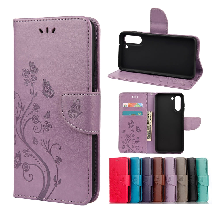 Butterfly Flower Pattern Horizontal Flip Leather Case with Holder & Card Slots & Wallet, For Samsung Galaxy A02s (EU Version), For Samsung Galaxy A12 5G, For Samsung Galaxy A32 4G, For Samsung Galaxy A32 5G, For Samsung Galaxy A72 5G / 4G��������������...