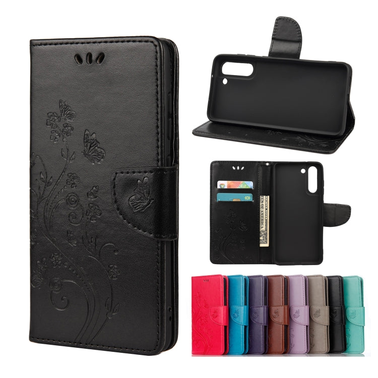 Butterfly Flower Pattern Horizontal Flip Leather Case with Holder & Card Slots & Wallet, For Samsung Galaxy A02s (EU Version), For Samsung Galaxy A12 5G, For Samsung Galaxy A32 4G, For Samsung Galaxy A32 5G, For Samsung Galaxy A72 5G / 4G��������������...