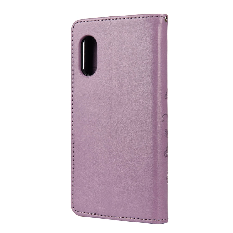 Butterfly Flower Pattern Horizontal Flip Leather Case with Holder & Card Slots & Wallet, For Samsung Galaxy Xcover 5