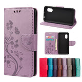 Butterfly Flower Pattern Horizontal Flip Leather Case with Holder & Card Slots & Wallet, For Samsung Galaxy Xcover 5
