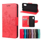 Butterfly Flower Pattern Horizontal Flip Leather Case with Holder & Card Slots & Wallet, For Samsung Galaxy Xcover 5