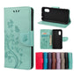 Butterfly Flower Pattern Horizontal Flip Leather Case with Holder & Card Slots & Wallet, For Samsung Galaxy Xcover 5
