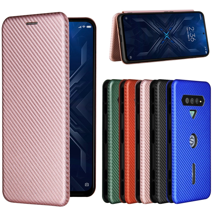 Carbon Fiber Texture Magnetic Horizontal Flip TPU + PC + PU Leather Case with Card Slot, For Xiaomi Black Shark 4 / 4 Pro, For Samsung Galaxy A82 5G /Quantum 2