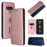 Carbon Fiber Texture Magnetic Horizontal Flip TPU + PC + PU Leather Case with Card Slot, For Xiaomi Black Shark 4 / 4 Pro, For Samsung Galaxy A82 5G /Quantum 2