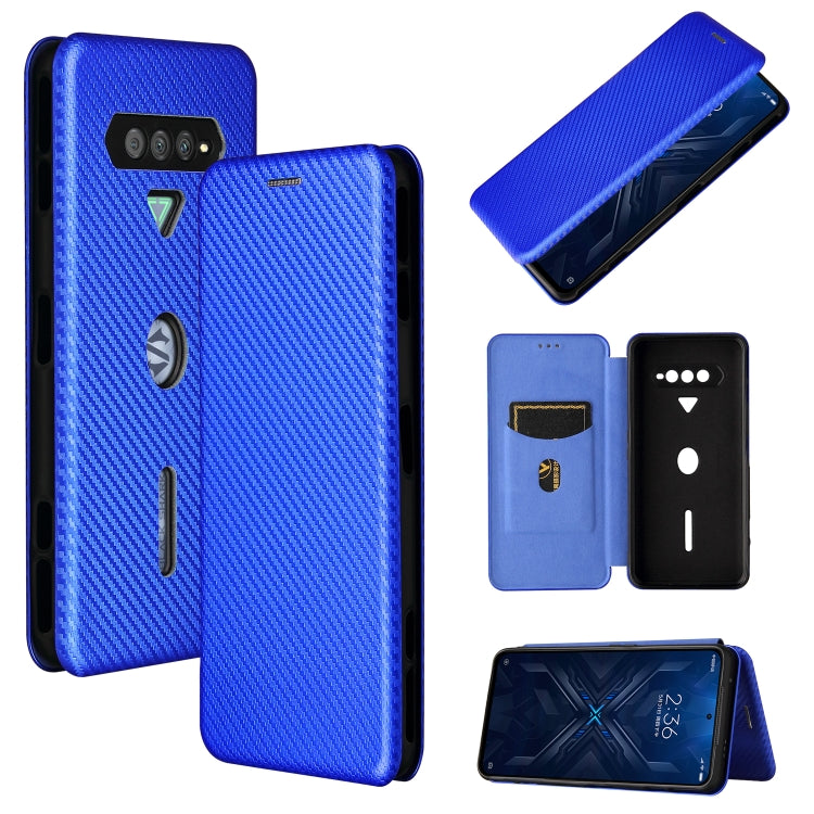 Carbon Fiber Texture Magnetic Horizontal Flip TPU + PC + PU Leather Case with Card Slot, For Xiaomi Black Shark 4 / 4 Pro, For Samsung Galaxy A82 5G /Quantum 2